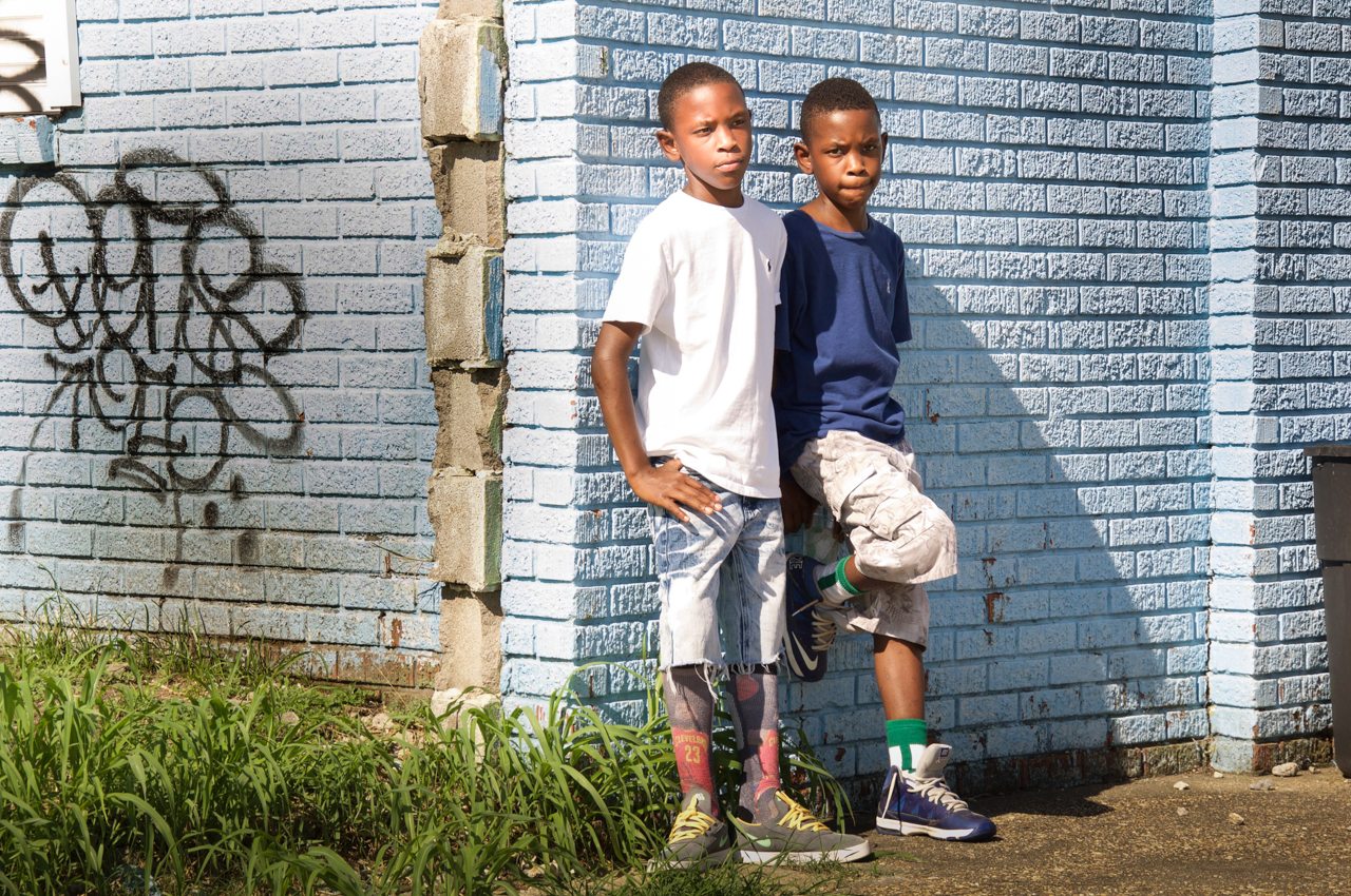 Twin brothers growing up in the lower ninth ward in New Orleans