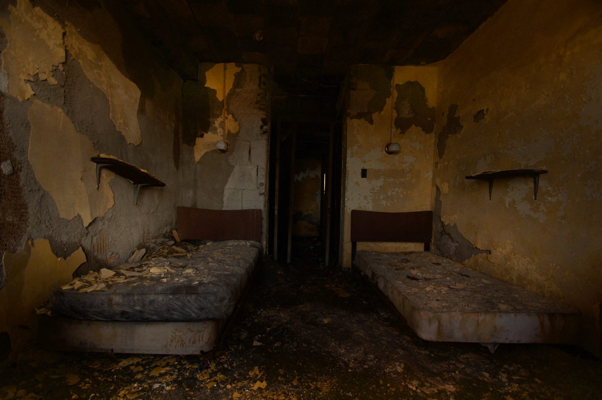 creepy image of abandoned places